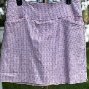 Pink Patterned Women's Skort Tennis Golf Pickleball L